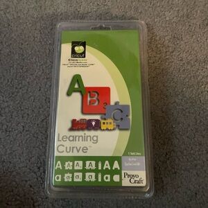 Provo Craft Cricket cartridge. Learning Curve. NIB.